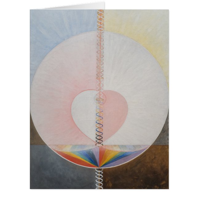 Hilma Af Klint, The Dove No.25, Abstrakt Art (Vorderseite)