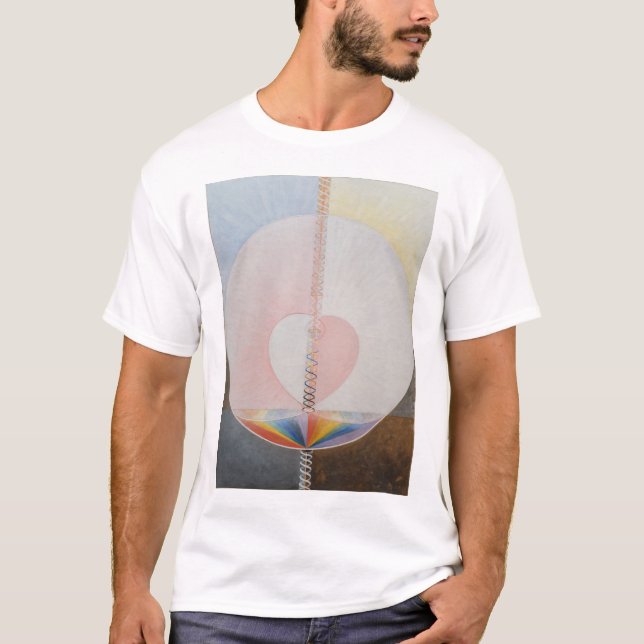 Hilma Af Klint, The Dove No.25, Abstrakt Art T-Shirt (Vorderseite)
