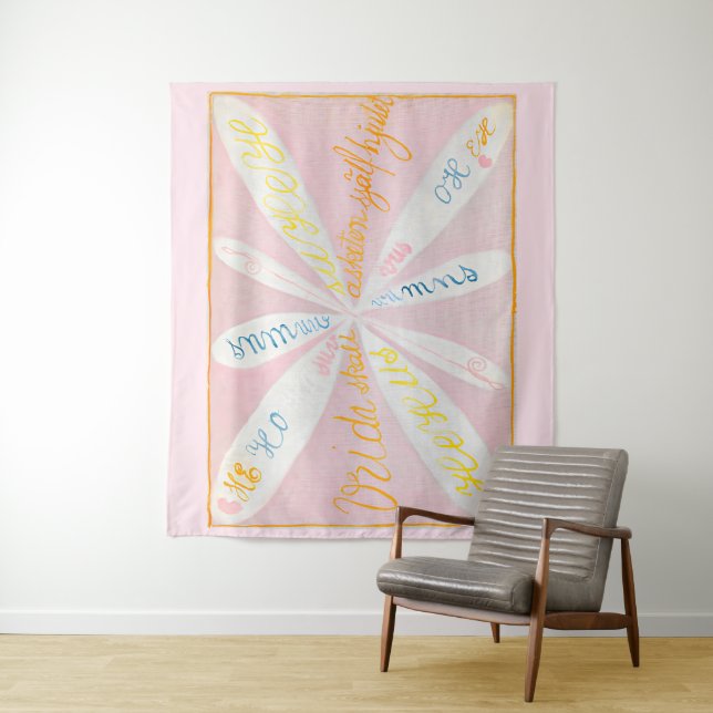 Hilma af Klint - The Eros Series, nr. 5 Wandteppich (Beispiel)