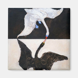 Hilma af Klint The Swan Magnet