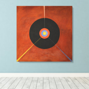 Hilma Af Klint, The Swan No.18, Abstrakt Art Leinwanddruck