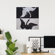 Hilma Af Klint, The Swan No.1, Abstrakt Art