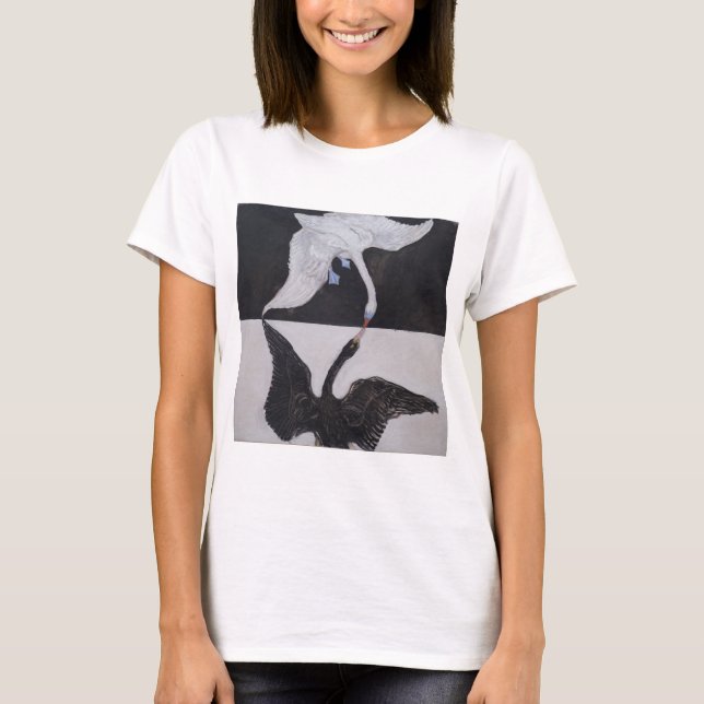 Hilma Af Klint, The Swan No.1, Abstrakt Art T-Shirt (Vorderseite)
