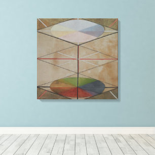Hilma Af Klint, The Swan No.23, Abstrakt Art Leinwanddruck