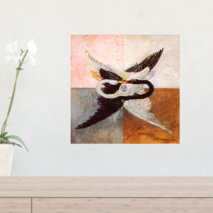 Hilma Af Klint, The Swan No.24, Abstrakt Art Foliendrucke