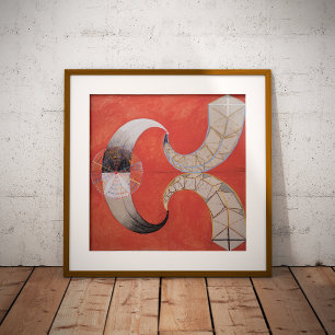 Hilma Af Klint, The Swan No.9, Abstrakt Art Fotodruck