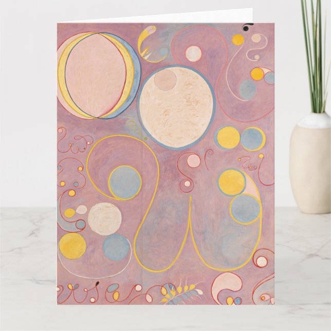 Hilma Af Klint, The Ten Größe No8, Abstrakt Art Karte (Vorderseite)