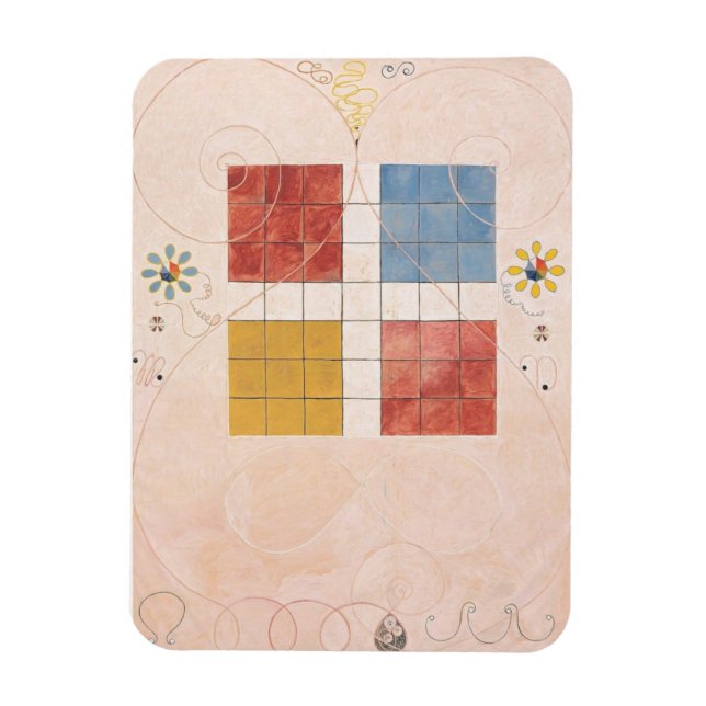 Hilma Af Klint, The Ten Größte No10, Abstrakt Art Magnet (Vertikal)