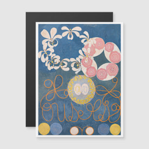 Hilma Af Klint, The Ten Größte No1, Abstrakt Art Magneteinladung
