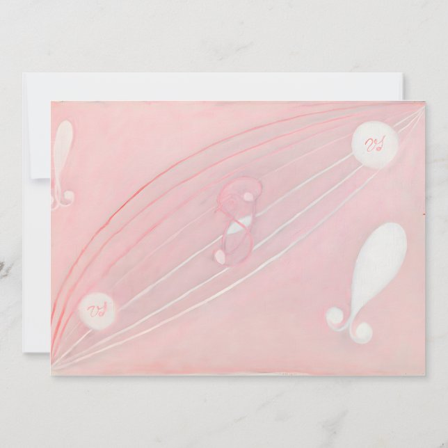 Hilma af Klint von The Eros Series, nr. 8 Karte (Rückseite)