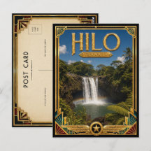 Hilo Hawaii Vintage Art Deco Golden Age