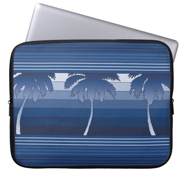 Hilo Hawaiian Palms Neoprene Wetsuit Laptopschutzhülle (Vorderseite)