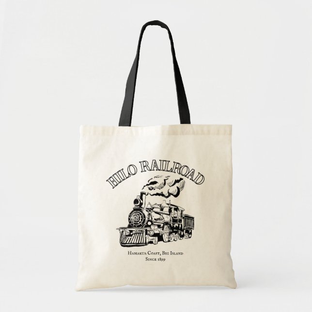 Hilo Railroad Vintage Steam Train  Tragetasche (Vorne)