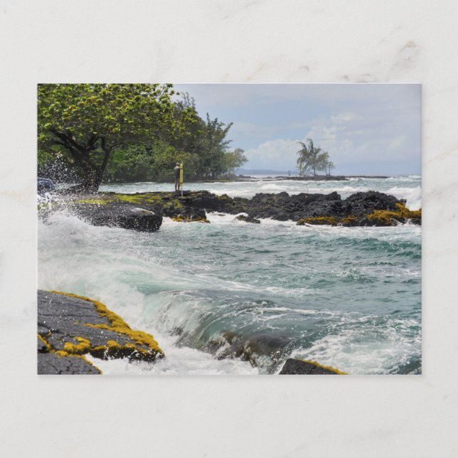 Hilo Waves Postkarte (Vorderseite)