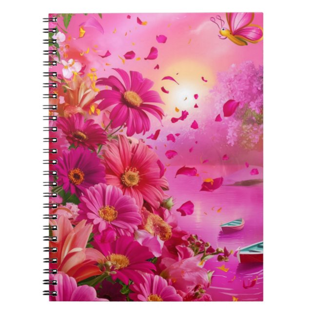 Hilroy 80 Page Notebook | rosa Notebook Notizblock (Vorderseite)