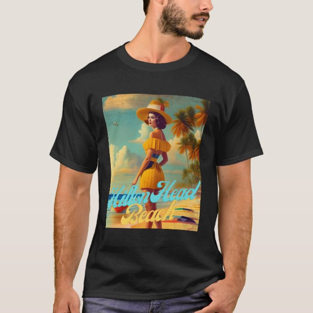 Hilton Head Beach South Carolina Parasdise Beautif T-Shirt (Vorderseite)