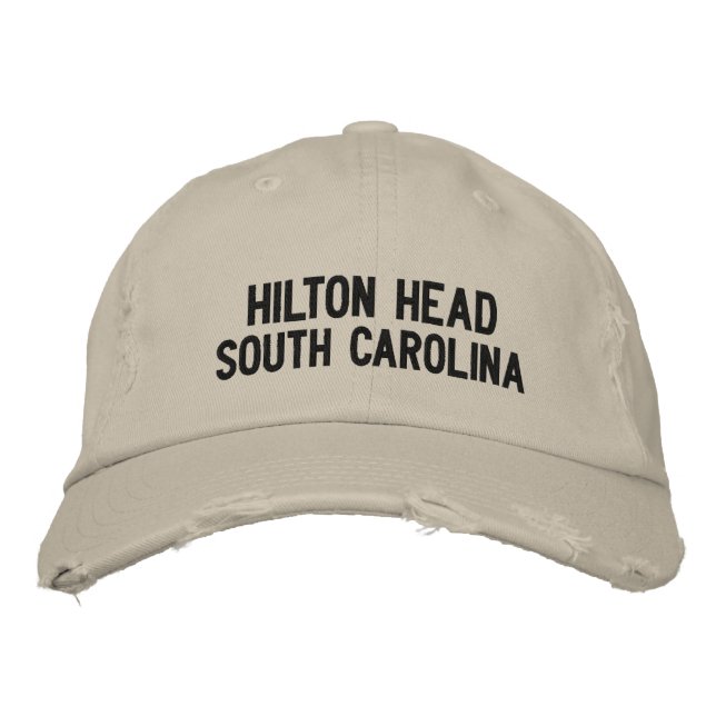 Hilton Head, Caroline du Sud Casquette brodé (Devant)