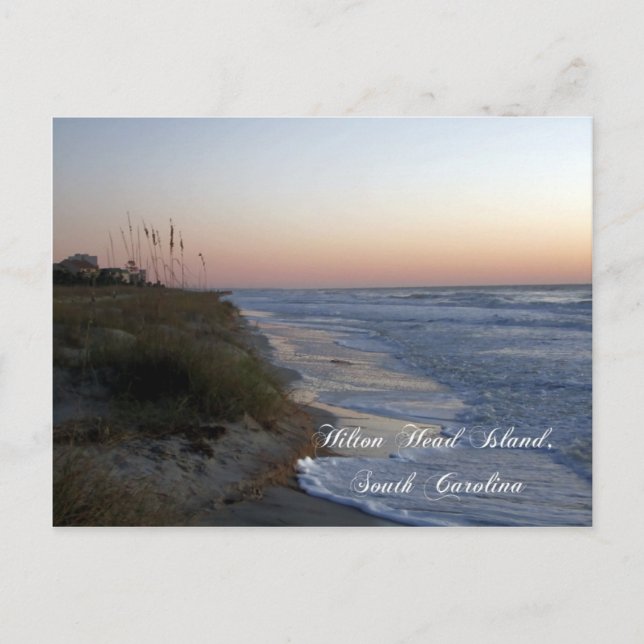 Hilton Head Island Beach Postcard Postkarte (Vorderseite)