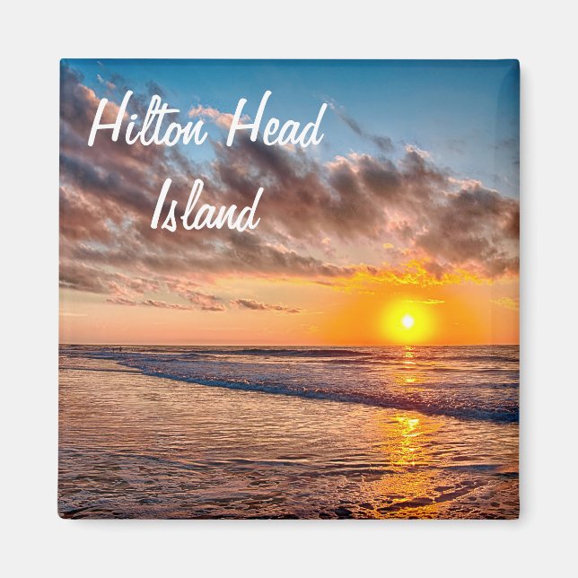Hilton Head Island Beach Sunrise Magnet (Vorne)