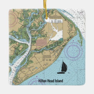 Hilton Head Island Keramikornament