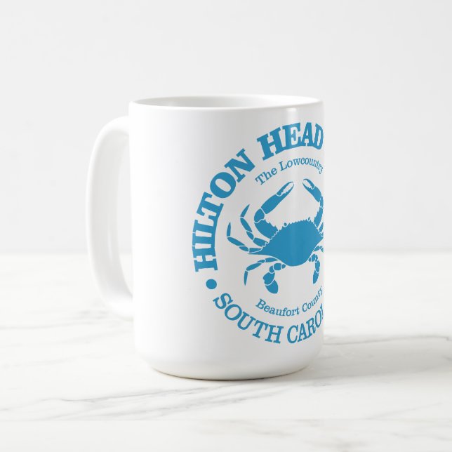 Hilton Head Island (Krebs) Kaffeetasse (Vorderseite Links)