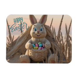 Hilton Head Island Osterhase-Sandsculptur Magnet