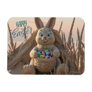 Hilton Head Island Osterhase-Sandsculptur Magnet