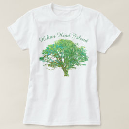 Hilton Head Island SC Live Oak Tree T-Shirt