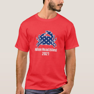Hilton Head Island South Carolina 4. Juli Strand T-Shirt