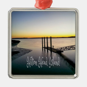 Hilton Head Island South Carolina Ornament Aus Metall