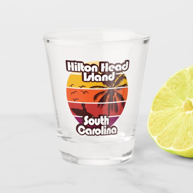 Hilton Head Island South Carolina Schnapsglas (Vorderseite)