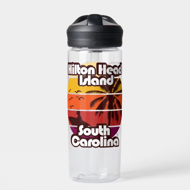 Hilton Head Island South Carolina Trinkflasche (Vorderseite)