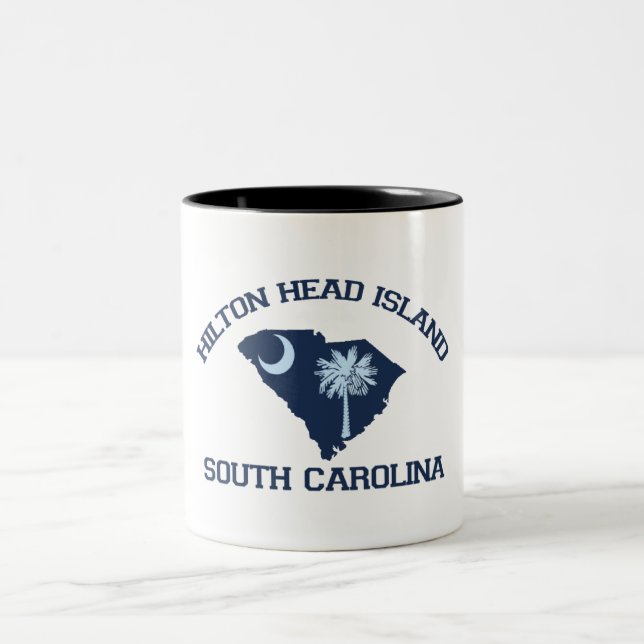 Hilton Head Island. Zweifarbige Tasse (Mittel)