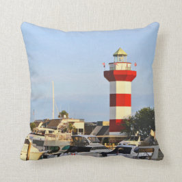 Hilton- Head Islandleuchtturm, 2 Ansichten über Kissen
