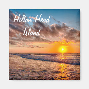 Hilton- Head Islandstrand-Sonnenaufgang-Magnet Magnet