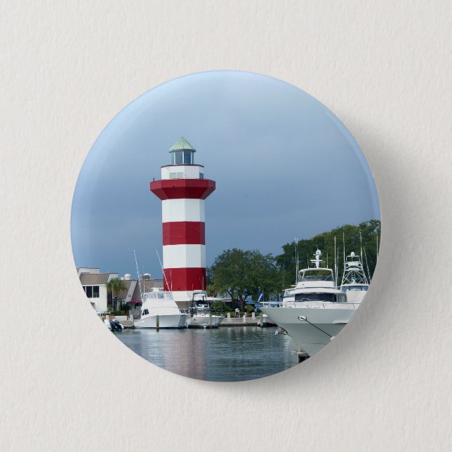 Hilton Head Leuchtturm Button (Vorderseite)