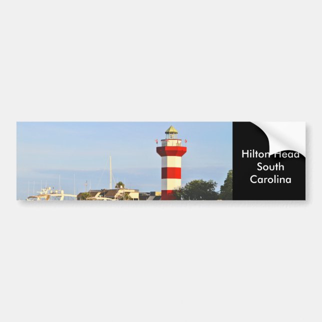 Hilton Head Lighthouse auf Autoaufkleber (Vorne)