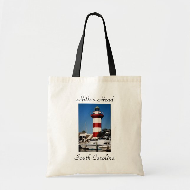 Hilton Head, SC Harbour Town Lighthouse Sac fourre (Devant)