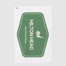 Hilton Head South Carolina Golf Zielort Golfhandtuch