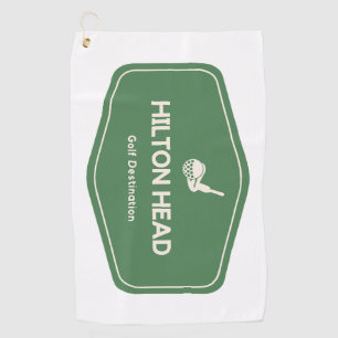 Hilton Head South Carolina Golf Zielort Golfhandtuch