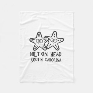 Hilton Head South Carolina Urlaub Mädchen Jungen  Fleecedecke