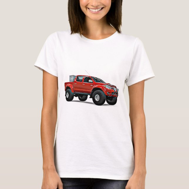 Hilux Explorer Truck Cartoon T-Shirt (Vorderseite)