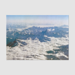 Himalaya-Berge unter Wolken - Tibet Seidenpapier