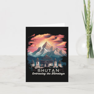 Himalaya Hike Temple Bhutan Kostume Wandern Bhutan Karte