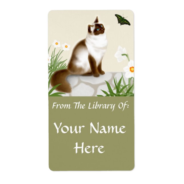 Himalaya im Buchzeichen Butterfly Garden (Vorne)