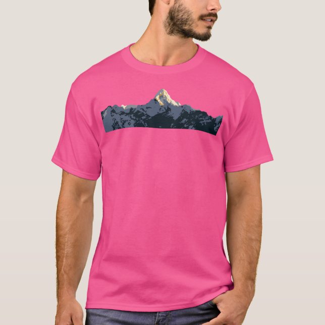 Himalaya Mountains Ama Dablam T-Shirt (Vorderseite)