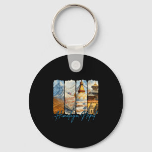 Himalaya Nepal Reise Trip Pinselstrich Souvenir Schlüsselanhänger