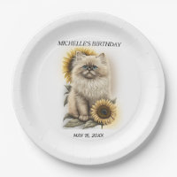 Himalayan Kitten Cat Sunflores Geburtsname