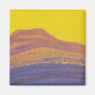 Himalayas (Gebirgskette) (von Nicholas Roerich) Magnet