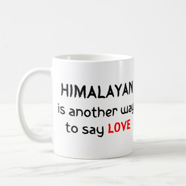 himalayen amour café tasse (Gauche)
